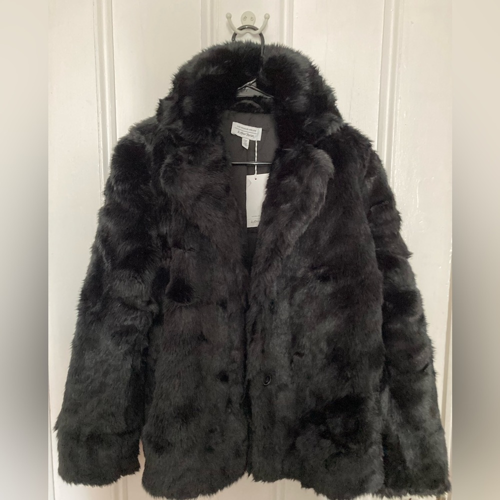 & Other Stories faux fur coat, US4 NWT